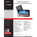 7" Android 4.4.2 Tablet With Quad Core Processor